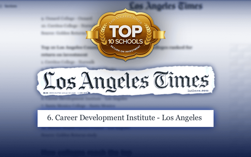 Los Angeles Times Top schools - Career Development Institute