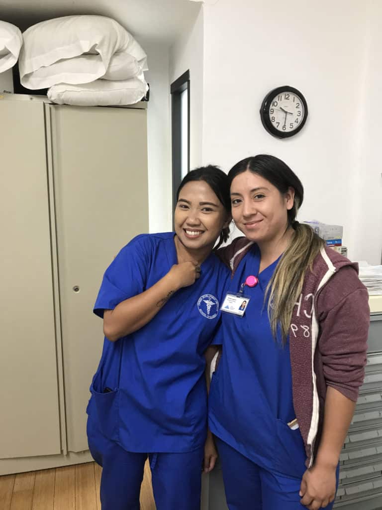 LVN Students from CDI Smiling