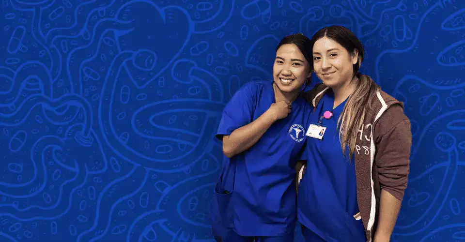 Two CDI Students smiling