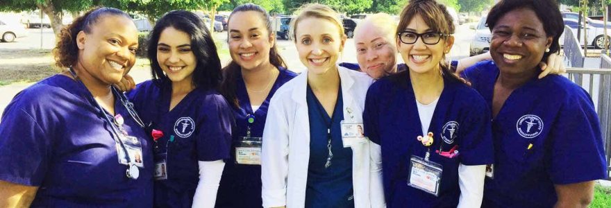CDI Students Smiling in their Scrubs
